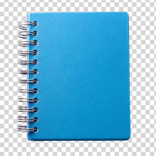 PSD niebieska książka izolowana na przezroczystym tle