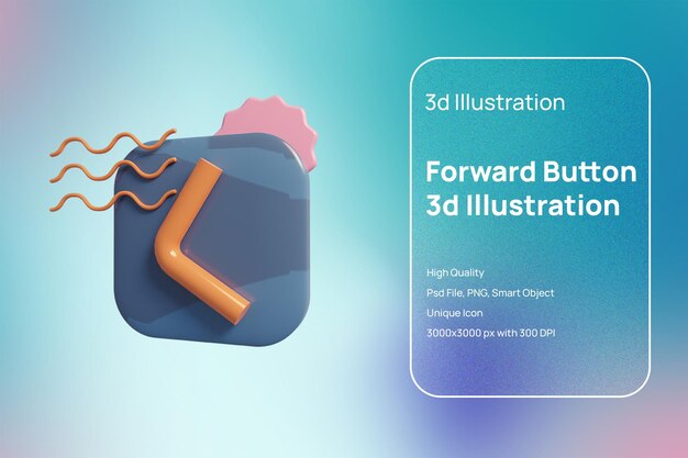 Niebieskie I Fioletowe Tło Z Ilustracją 3d I Tekstem Do Przodu Budynku Ilustracji 3d.