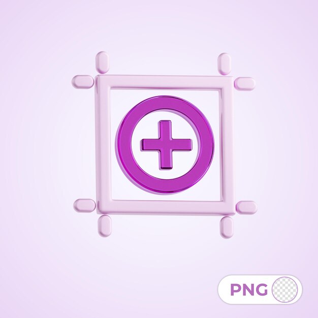 PSD nieuw artboard 3d gerenderd pictogram voor compositie ontwerp app interface 3d pictogram