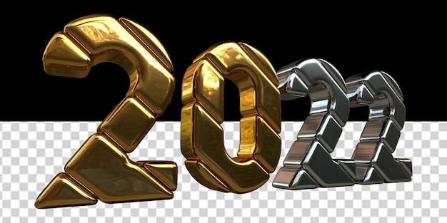 Nieuwjaar 2022.3d nummer