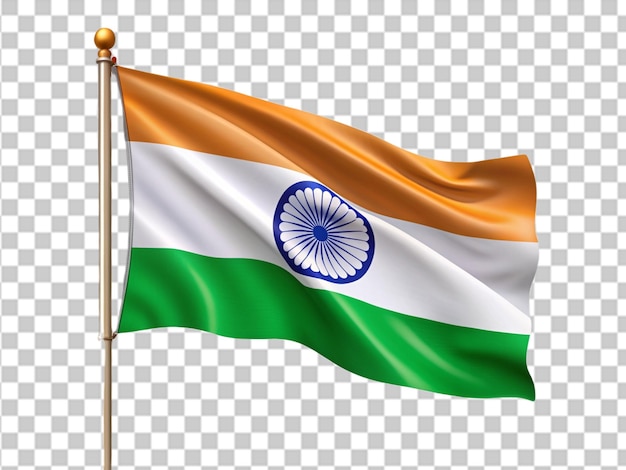 A niger flag on transparent background