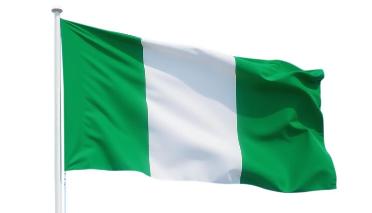 Nigeria independent Flag for October first