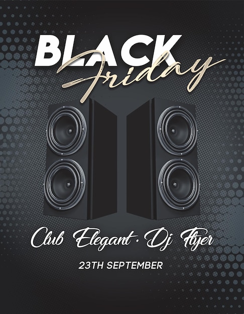 PSD night club flyer social media post editable photoshop psd black friday summer flyer