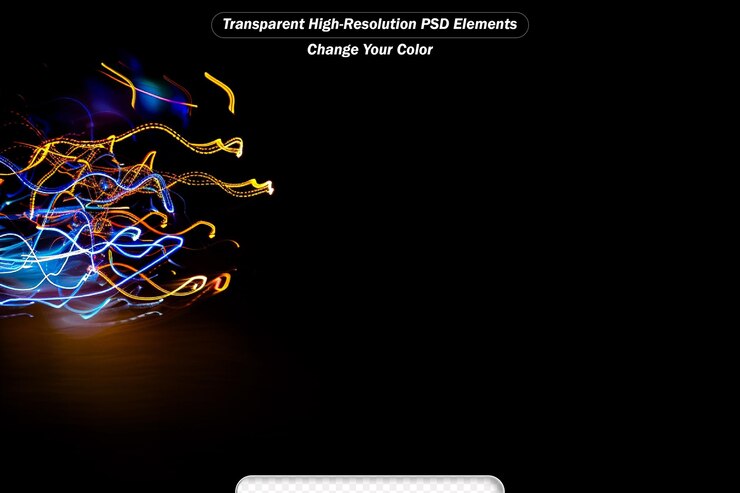 PSD night light colorful abstract background light of night