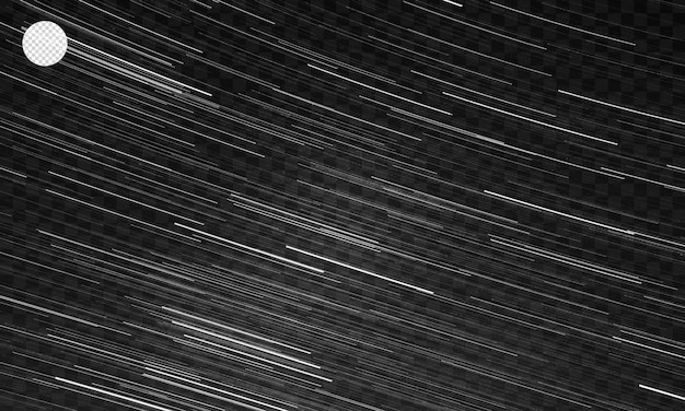 輝く星の軌跡がたくさんある夜空。抽象的な自然なアストロ背景。黒と白。