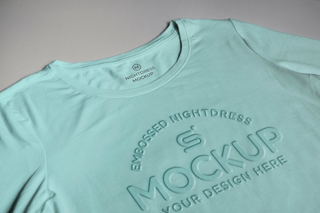 Nightdress branding mockup