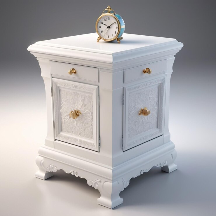 PSD nightstand psd on a white background