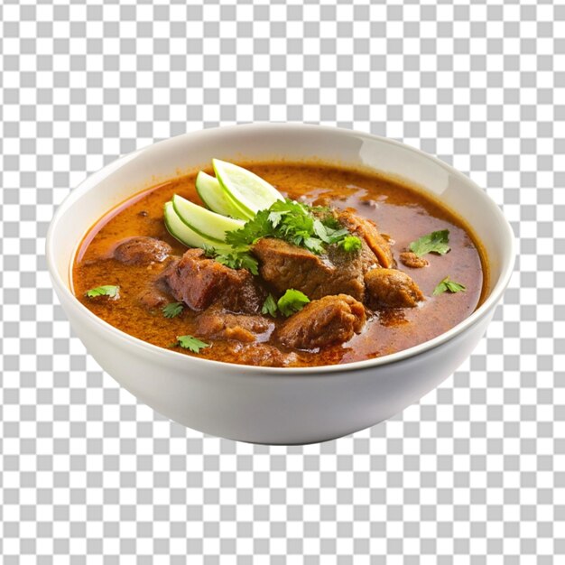 PSD nihari on white background