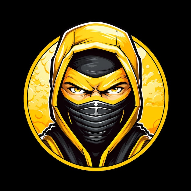 PSD ninja kunst illustraties voor stickers logo t-shirt ontwerp poster enz.