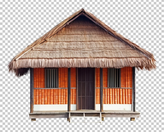 PSD nipa hut isolated on transparent background