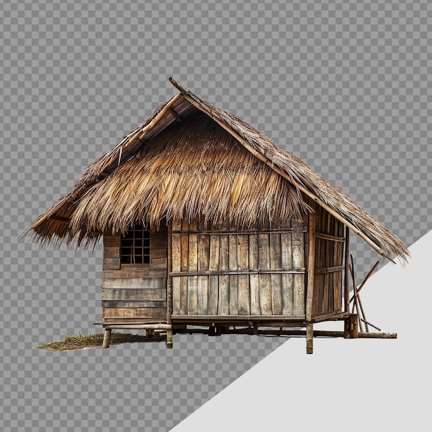 PSD nipa hut png isolated on transparent background