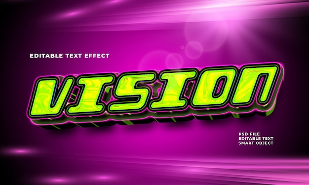 PSD noir futuristic text effect