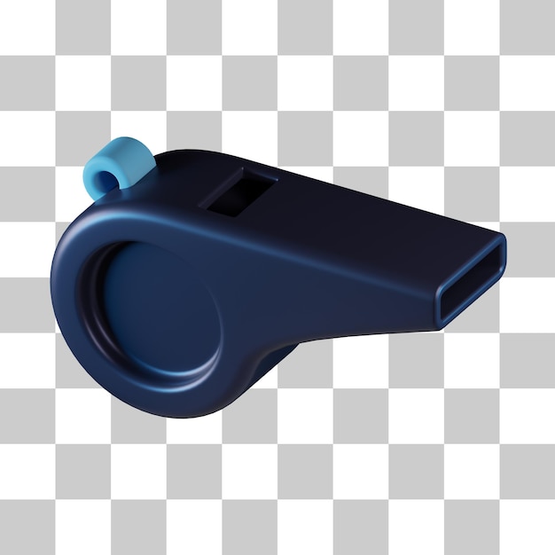 Noodfluitje 3D Pictogram