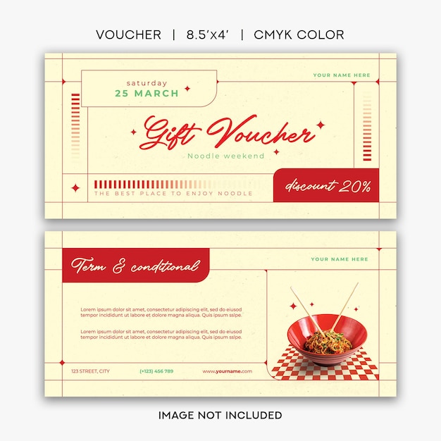 Noodle Weekend Voucher