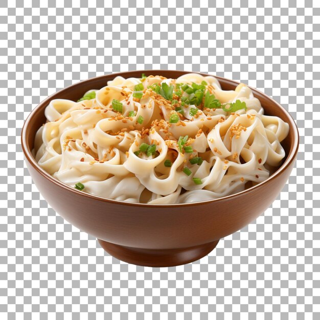 Noodles on transparent background