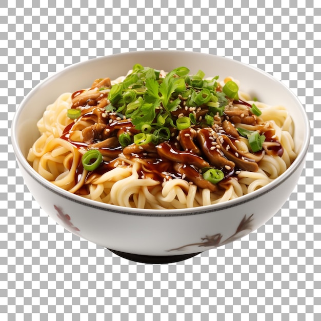 PSD noodles on transparent background