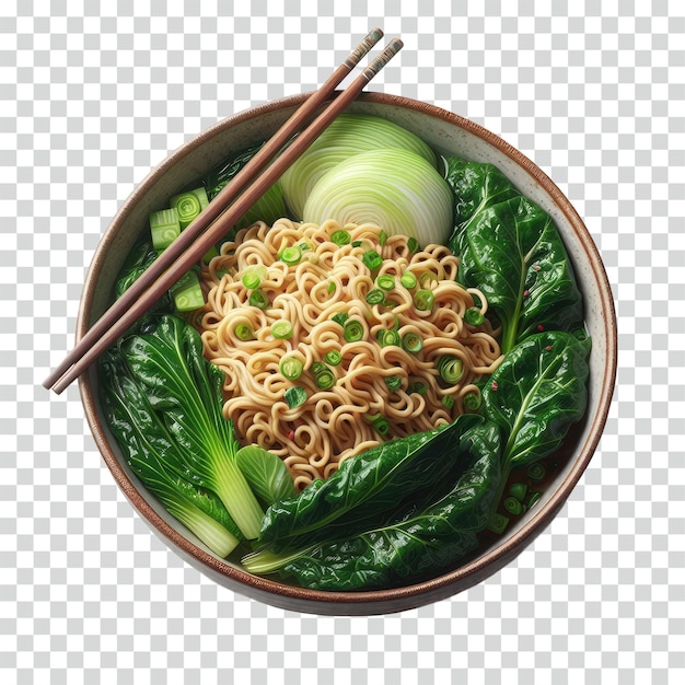 PSD noodles with collard transparent background