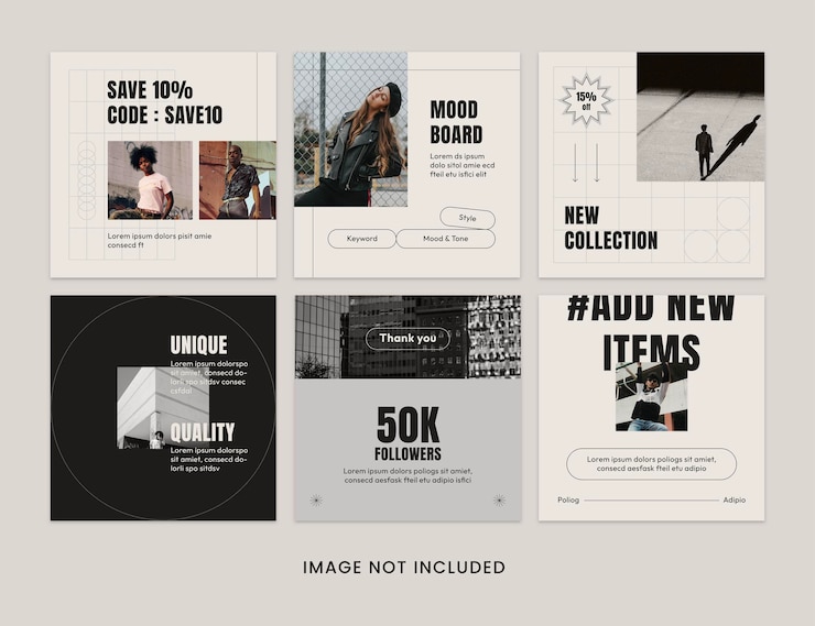 PSD norma instagram post template vol1