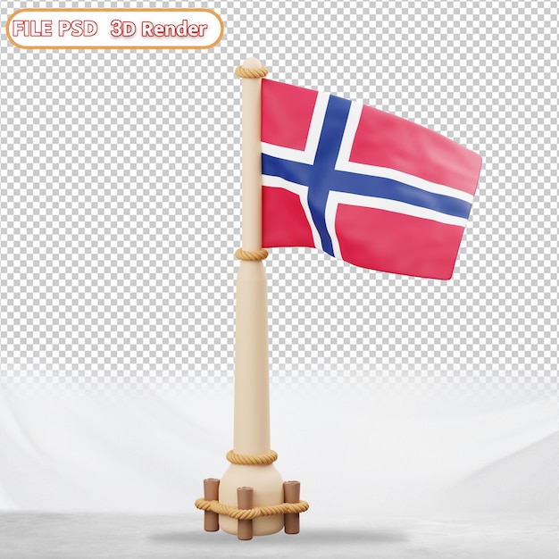 PSD ノルウェー国旗