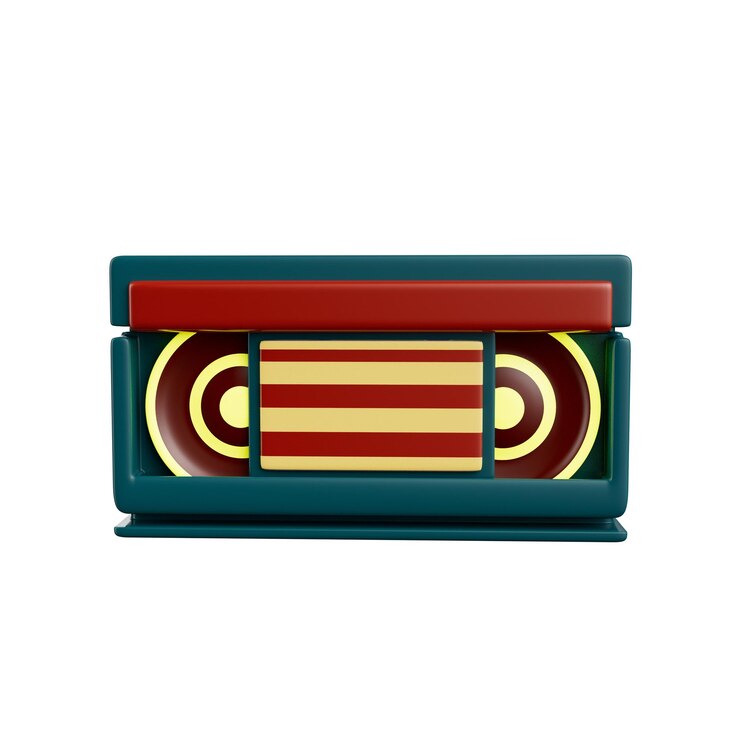 PSD nostalgic 90s 3d illustration