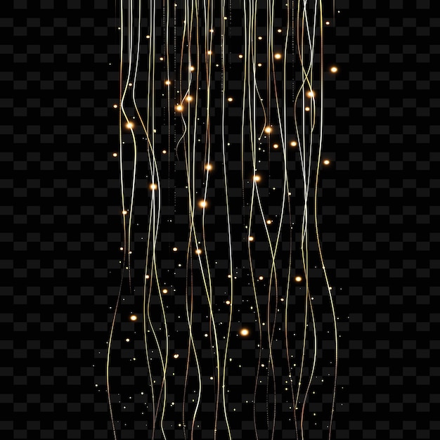 Nostalgico ispirato a led fairy lights con soft warm white lig y2k neon light sfondo decorativo