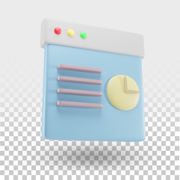 Note icon 3d render