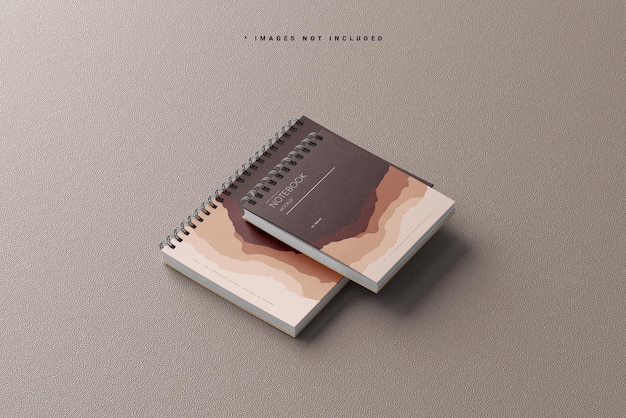 Notebook branding mockups