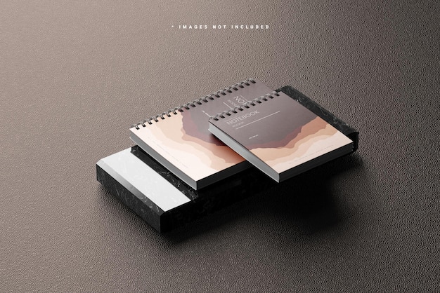 notebook branding mockups
