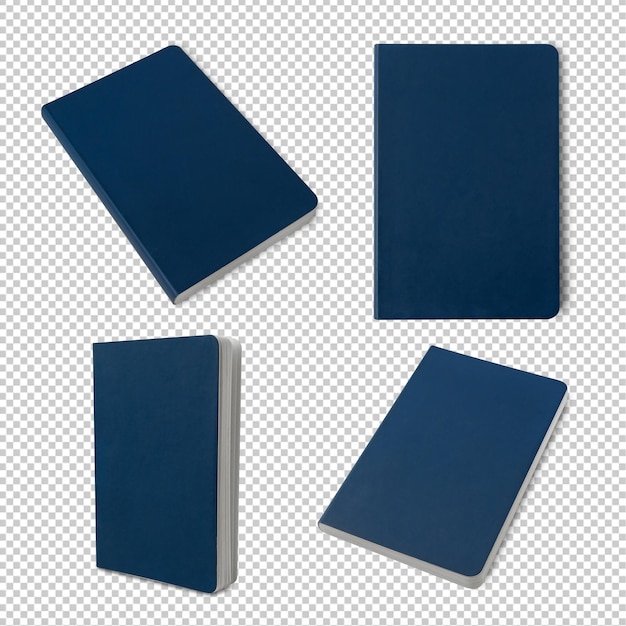 Notebook cover mockup cutout psd file