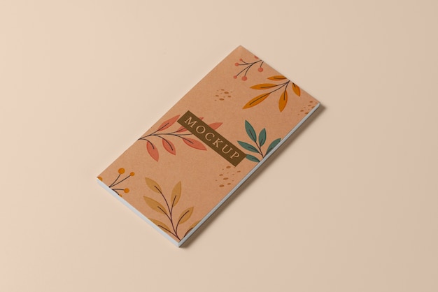 PSD notebook cover mockup design