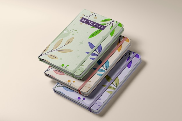 PSD notebook cover mockup design