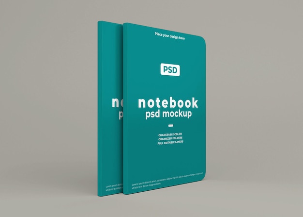 Notebook cover mockup