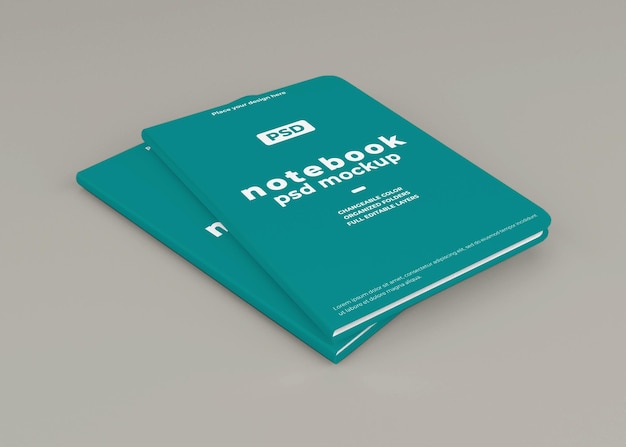 Notebook cover mockup