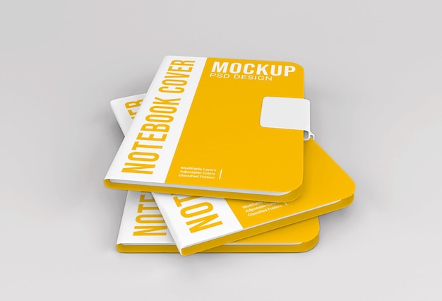 PSD mockup di design per notebook per la presentazione aziendale