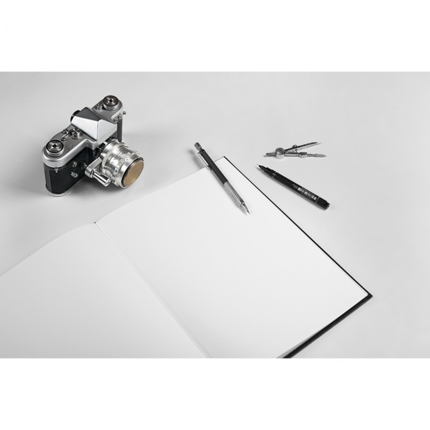 PSD notebook mock up design