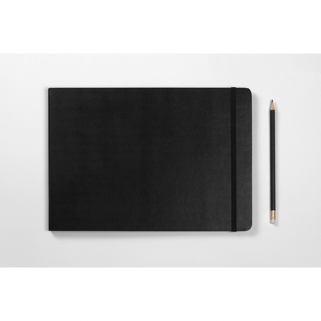 PSD notebook mock up design