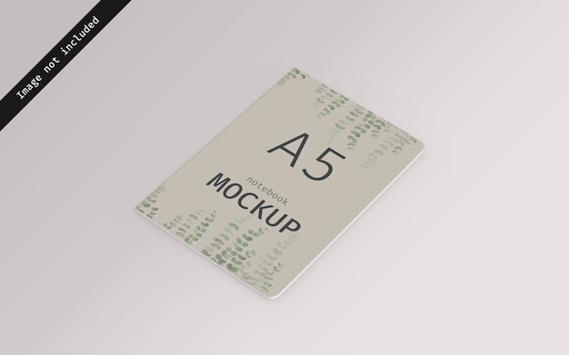 PSD notebook mockup right