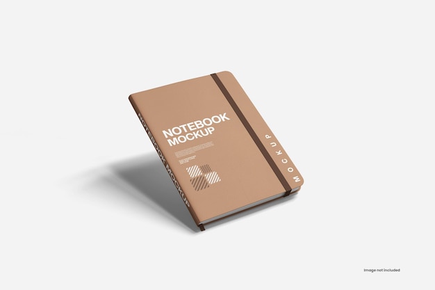 ノートブックのモックアップ