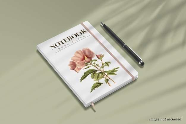 Notebook libero mockup vettore