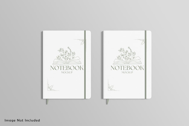 PSD notebook libero mockup vettore