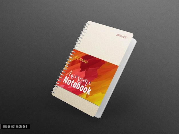 Notebook mockup