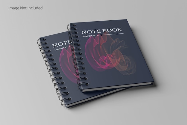 Notebook libero mockup vettore