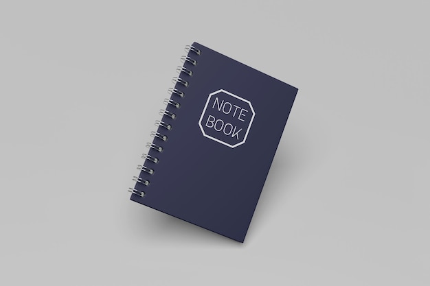 Notebook libero mockup vettore