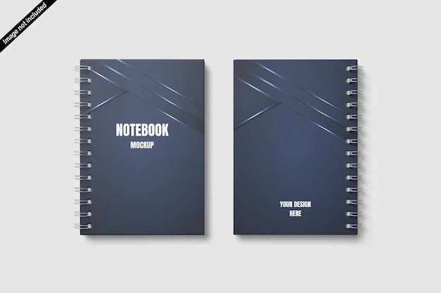 PSD notebook libero mockup vettore