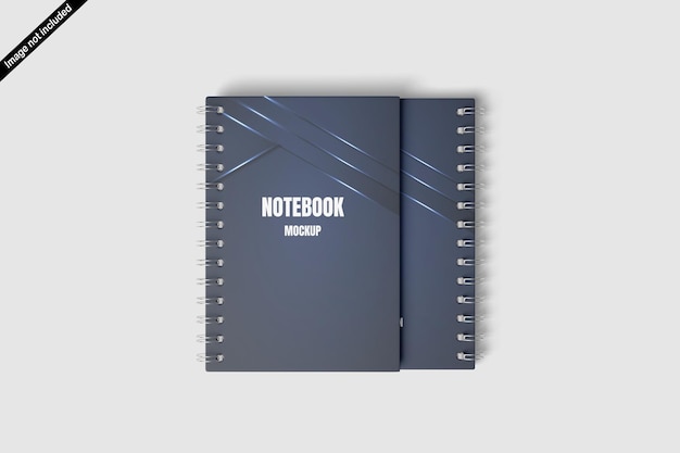 Notebook libero mockup vettore