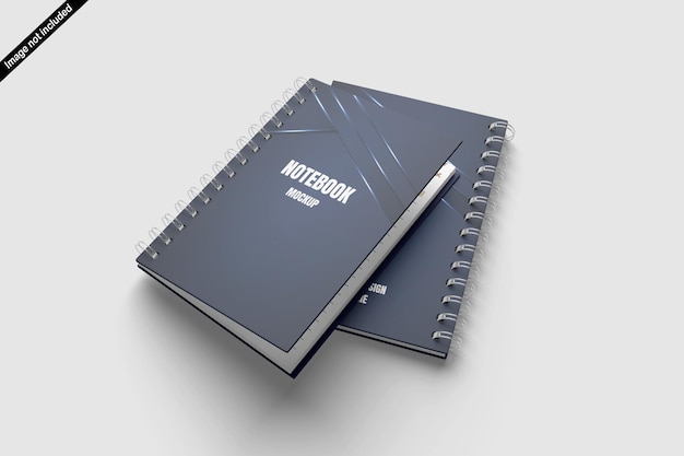 PSD notebook libero mockup vettore