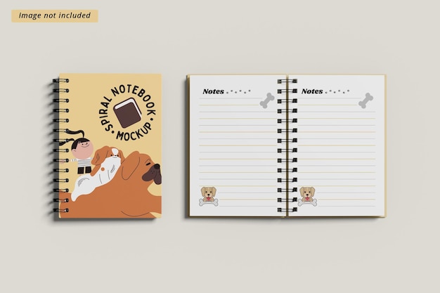 Notebook mockup