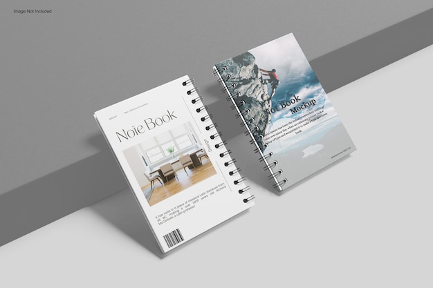 Notebook libero mockup vettore