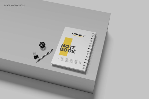 PSD notebook mockup