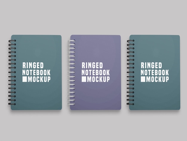 Notebook set mockup